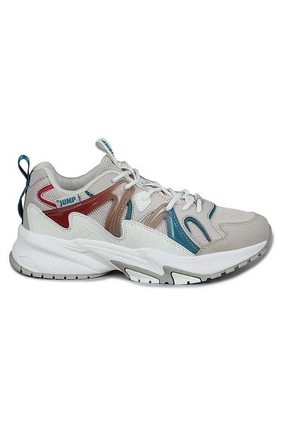 Jump 29942 Μπεζ - Μπλε Γυναικεία Sneaker Casual Sneakers