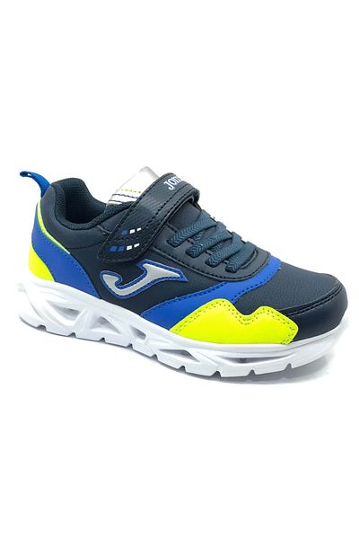 Joma Star Jr 2403 Navy Royal Lemon Fluor Lighted Children's Shoes Jstarw2403V