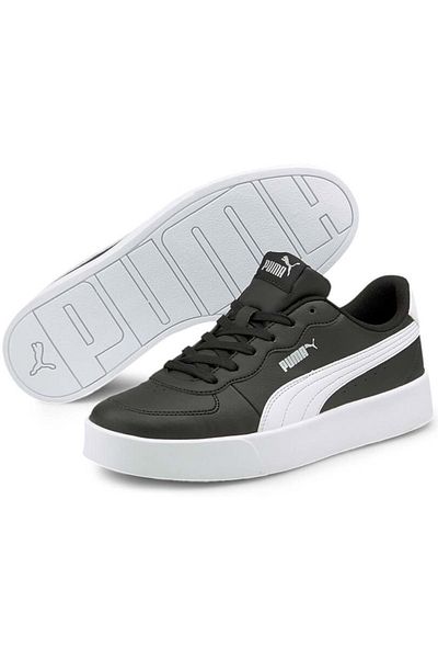Puma Skye Clean 380147 Unisex Αθλητικά Παπούτσια Μαύρο-άσπρο