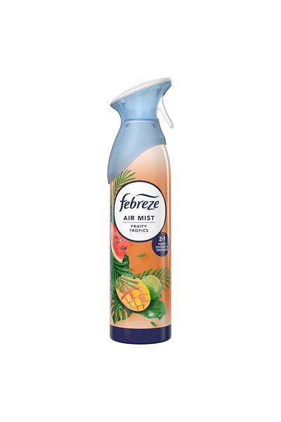 Febreze Fruity Tropics Air Mist Spray 185 ml – Long-lasting Freshness & Tropical Scent