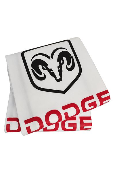 DODGE Car Seat Covers 2pcs – Dust & Dirt Protection For Service Center & Daily Use White