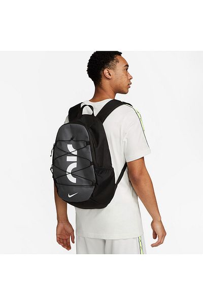 Nike Μαύρο - Γκρι - Ασημί Unisex 13x9x6 Σακίδιο πλάτης DV6246-010 NK AIR GRX BKPK