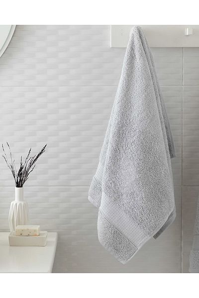 English Home Pure Basic Cotton Face Towel 50X90 cm Gray