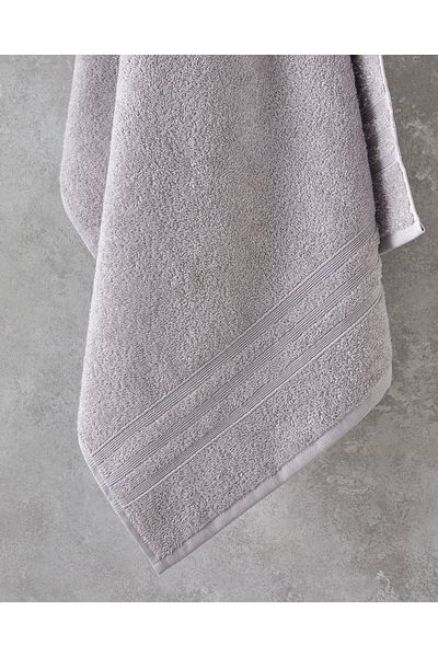 English Home Pure Basic Cotton Bath Towel Gray