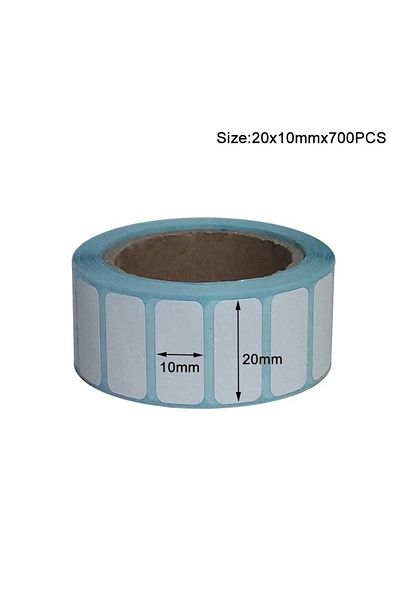 Choice 1roll 20x10mm 700pcs 20-50mm Multi-size Thermal Label White Blank Label Thermal Label Pos Printer St