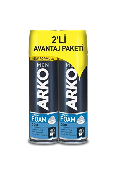 Arko Men Tıraş Köpüğü 200 ml Cool X 2 Adet