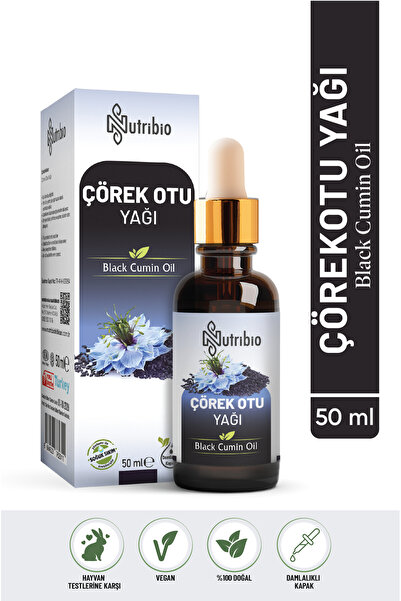 nutribio Black Cumin Oil 100% Pure 50 ml