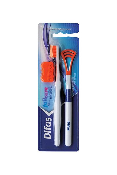 Difaş Fullcare Toothbrush and Tongue Cleaning Set Cbkshop