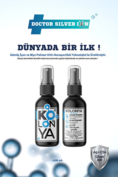 Doctor Silver Ion Gümüş Iyonlu Dezenfektan Kolonya 100 ml