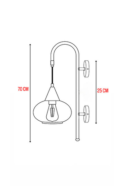 Muga Modern Lux Gold Aplik Bal Camlı Merdiven Boşlukları Koridorlar Iç Mekan Duvar Alanları Yatak Başları