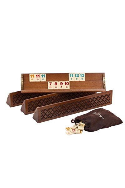 Helena Set de joc de remi din lemn de lux