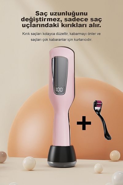 VERYFİT New Generation Hair Breakage Removal Machine 2 in 1 Negative Ion Technology Lcd Screen Wireless