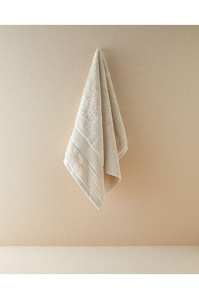 English Home Πετσέτα προσώπου Poffy Soft-premium βαμβακερή 50x80 εκ. Μπεζ