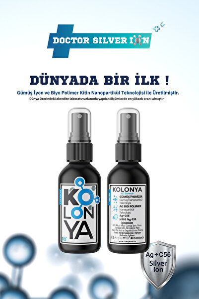 Doctor Silver Ion Gümüş Iyonlu Dezenfektan Kolonya 50 ml