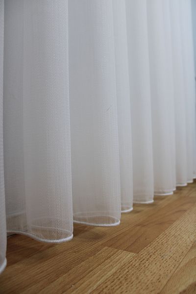 MebelPort Curtain Tulle Fishback Patterned Glitter 1/3 Frequency (for Cornice)