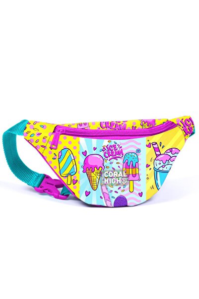 Coral High 11521 Model Mixed Kids Geantă de talie cu model înghețată