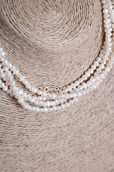 OSMANLI DEĞERLİ TAŞ SERTİFİKALI İnci Doğal Taş 925 Ayar Gümüş Kolye