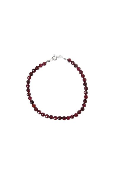 OSMANLI DEĞERLİ TAŞ Certified Garnet Natural Stone Bracelet