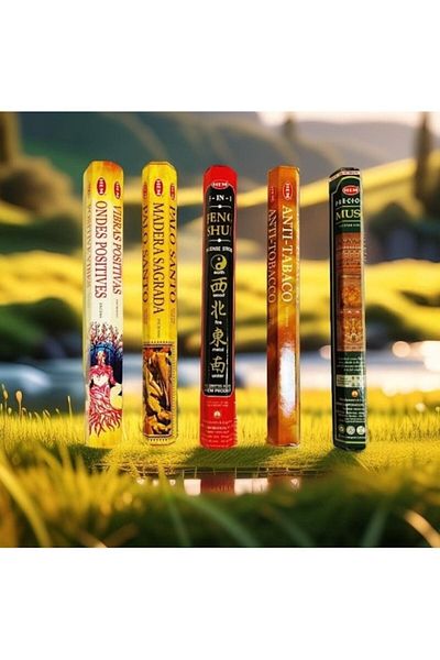 Hem Set of 5 Boxes of Scented Sticks, Top Most Used, 5 In 1