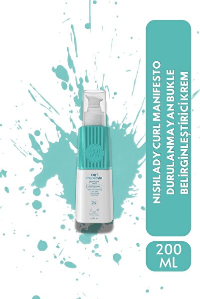 NISHLADY Curl Manifesto Durulanmayan Saç Kremi - Belirgin Bukleler