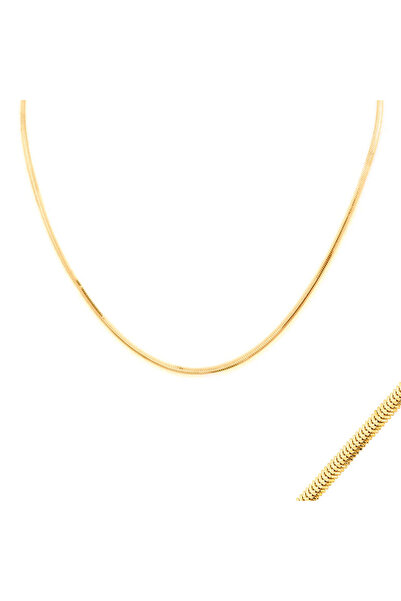 EnginGold 22k Altın Balık Sırtı Zincir Kolye