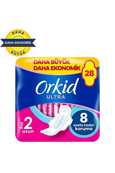 Orkid Ultra Uzun (BOY 2) 28 Adet Hijyenik Ped