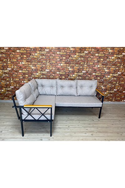 BERNA MOBİLYA Zade köşe koltuk takımı bahçe mobilyası 2+2