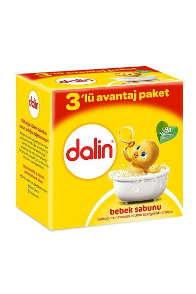 Dalin Baby Soap 100 gr (Advantageous Pack of 3)