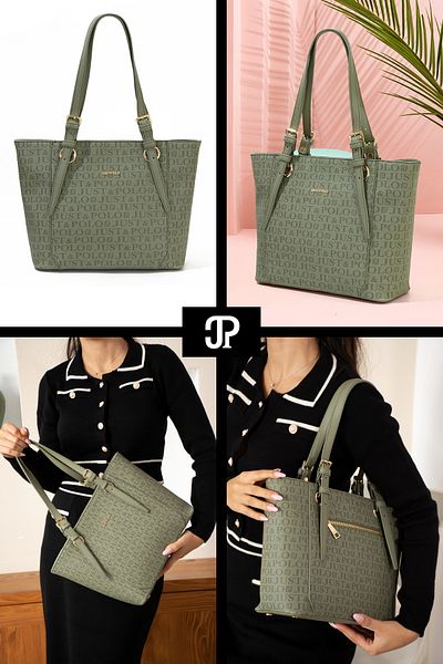 POLOGRAND London Original Just Polo Collection 4 Compartment Luxury Soft Leather Adjustable Cross Strap Shoulder Bag
