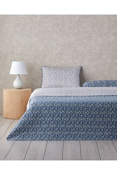 English Home Set cuvertură de pat unic multifuncțional Floral Heaven Seledon