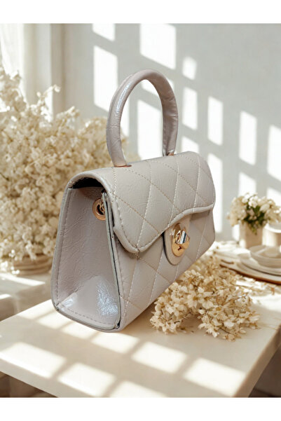 Dolce Rosa حقيبة يد وكتف نسائية من VISION بلون داكن مع حزام سلسلة فاخر