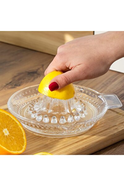 Fame Kıtchen Un604 Medium Size Premium Glass Gear Lemon Squeezer