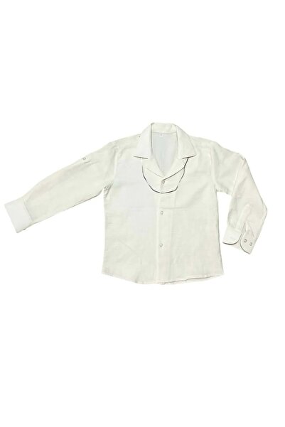 RİNDO KİDS МУСЛИНОВА РИЗА С ВЕРИЖНА БРОДЕРИЯ Екру