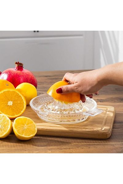 Fame Kıtchen Un604 Medium Size Premium Glass Gear Lemon Squeezer