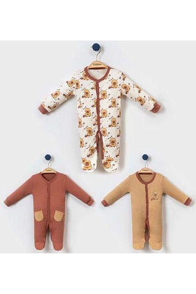 Necix's Duck Booties Triple Jumpsuit Cinnamon