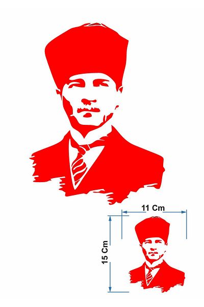 stickerusta Ataturk the Father of the Nation Mustafa Kemal Ata Turkey Sticker Car Auto Motorcycle Caravan Sticker 00008