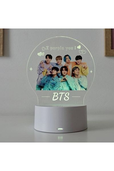 OEM LED Night Light, BTS, 16 Colors, with remote control, USB Power or 3 AA batteries