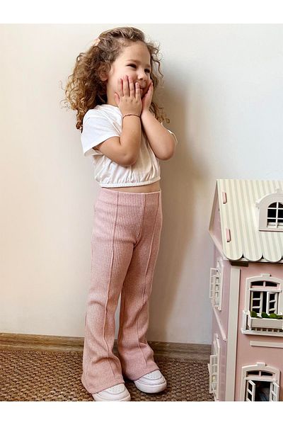 minojoy Flare Corded Flared Leg Girls' Trousers