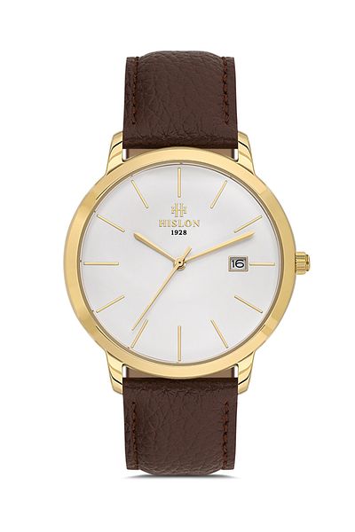 Hislon ساعة يد كلاسيكية للرجال Cl161g-02kg