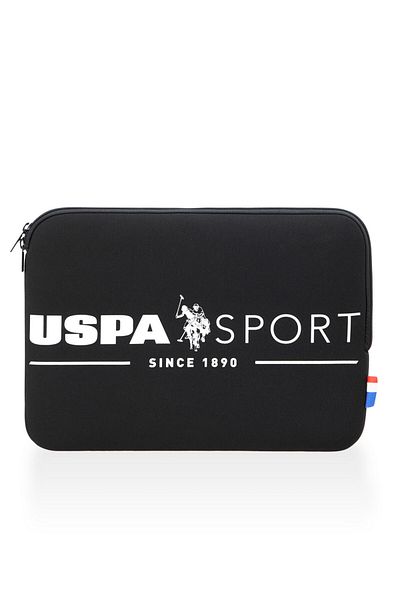 U.S. Polo Assn. Black Unisex Laptop & Briefcase Plevr23688