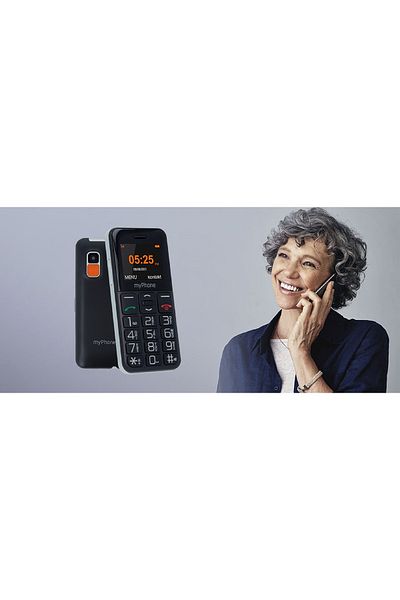Myphone Telefon mobil Halo Easy, TFT 1.77", 0.3MP, 2G, Negru, Bluetooth, Suport MicroSD