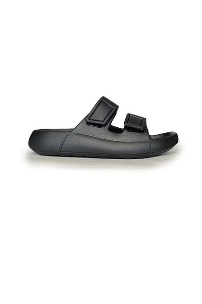 Oregon Shoes Feelup Comfort Sole Eva Ανδρική Παραλία Πισίνα Sea Daily Velcro Παντόφλες Μαύρες