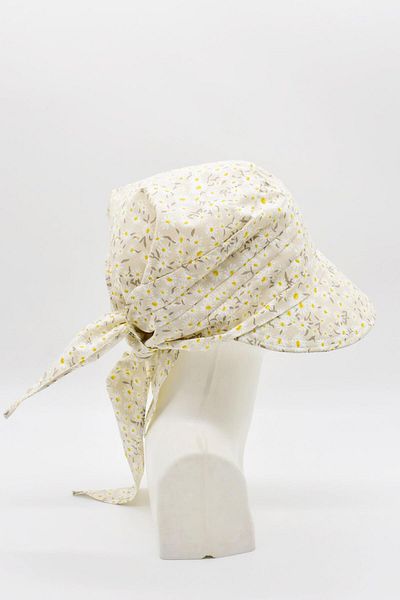 Külah Women's Safari Tie-Up Scarf with Brim Bandana Beach Hat