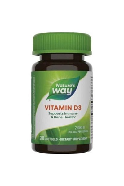 Nature's Way Vitamin D3 2000UI Nature's Way, Secom 30 soft capsules