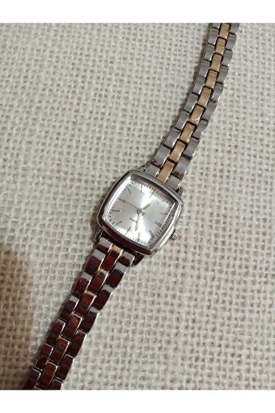 Brality موديل كلاسيكي عتيق... ساعة يد نسائية بسلسلة فولاذية... مينا أبيض - هي...