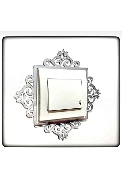 Decorative Socket Frame with Silver Mirror 1 Piece