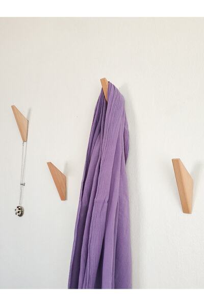 merbiles Ahşap 4 Lü Üçgen Mızrak Duvar Askılık Modern Iskandinav Stili Portma...