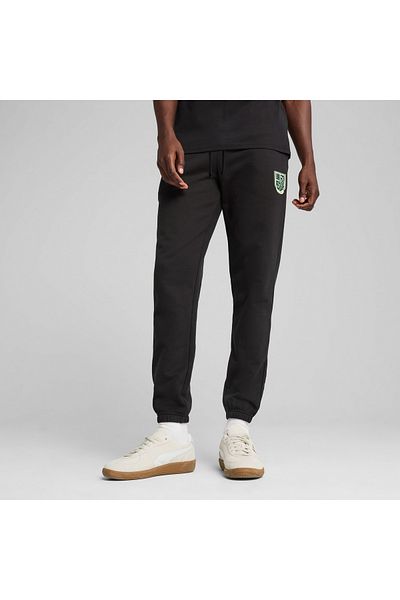Puma Ανδρικό μαύρο αθλητικό παντελόνι Sports Legacy Graphic (629631-01)