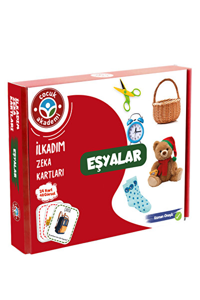 Çocuk Akademi Ilk Adım Zeka Kartı Eşyalar