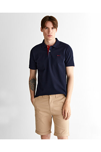 Gant Erkek Lacivert Regular Fit Polo